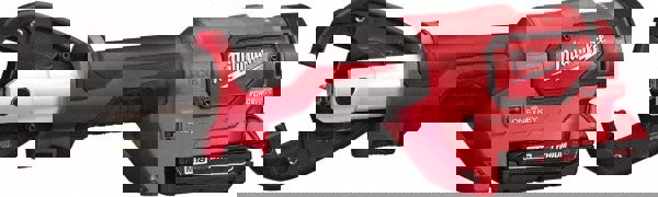 Power Crimper: 12,000 lb Capacity, 2 Lithium-ion Battery Included, 2Ah, Inline Handle, 18V